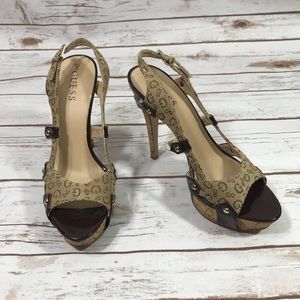 GUESS monogrammed Heels